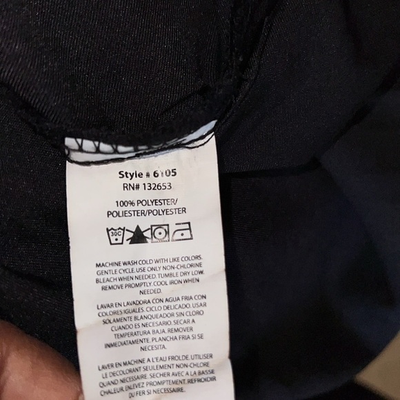 Wonder Wink black plus size stretchy Scrub Top Sz 2X - Picture 12 of 14